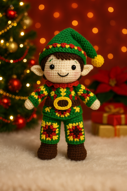 Christmas African flowers Crochet Pattern Collection
