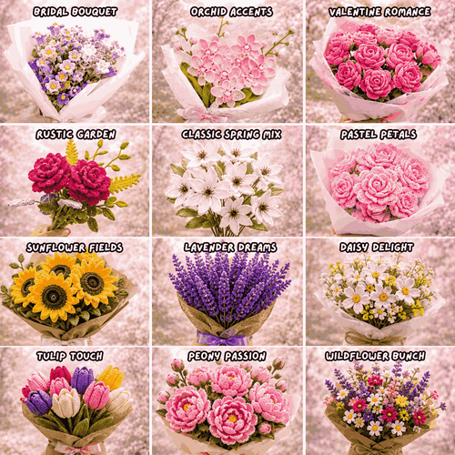 1000+ Flower Crochet Patterns Bundle
