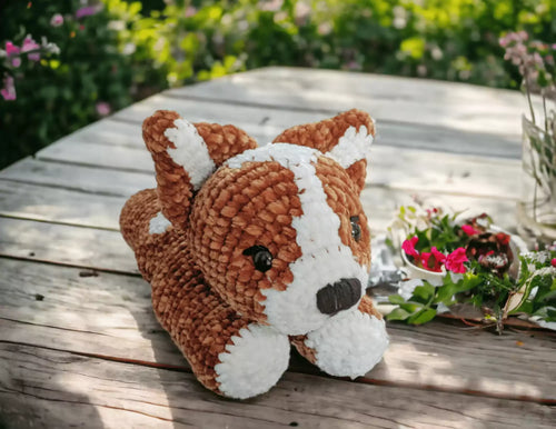 Crochet Fluffy Cute Dog Pattern Beginner Friendly Amigurumi Project
