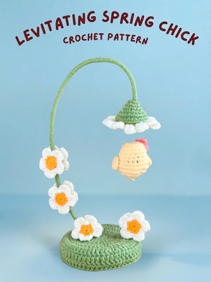 Levitating Spring Chick Crochet Pattern