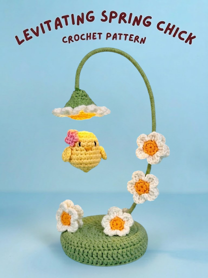 Levitating Spring Chick Crochet Pattern