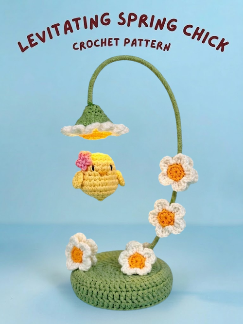 Levitating Spring Chick Crochet Pattern