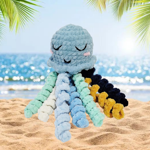 Crochet Rainbow the Jellyfish Pattern – Colorful Amigurumi