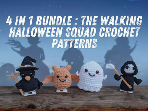4 Walking Haunt Halloween Crochet Patterns