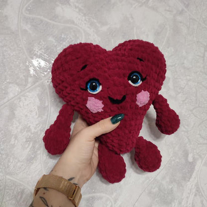 Cute Heart Buddy Amigurumi Crochet Pattern – Valentine’s Day