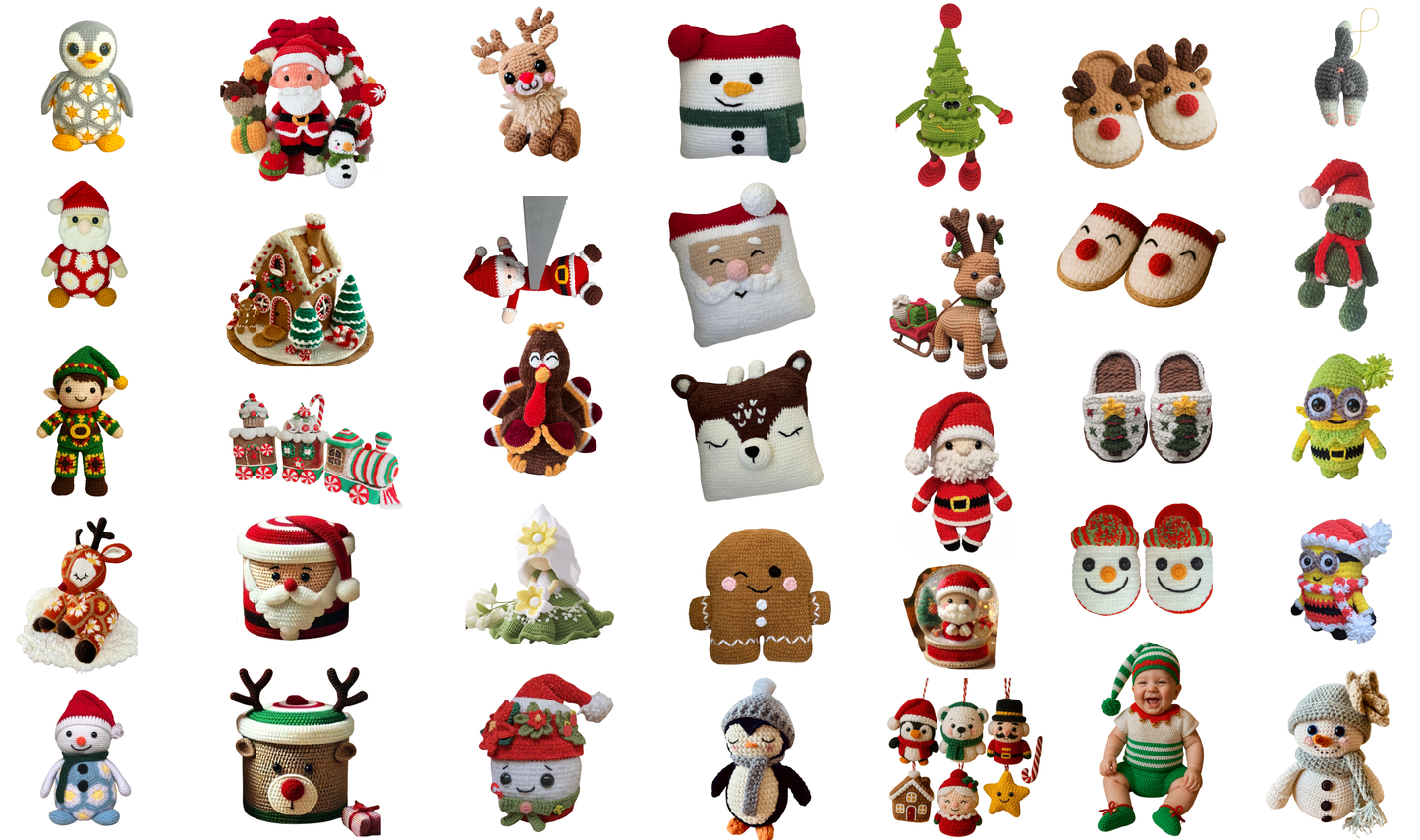 40 Christmas Crochet Patterns Bundle [ BLACK FRIDAY SALE ]