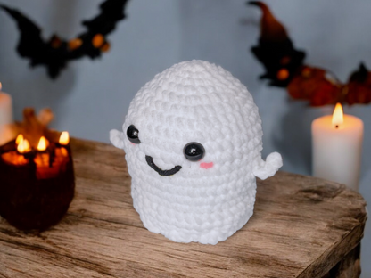 Crochet Walking Halloween Ghost Amigurumi Pattern – Spooky Interactive Crochet Design