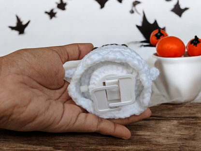 Crochet Walking Halloween Ghost Amigurumi Pattern – Spooky Interactive Crochet Design