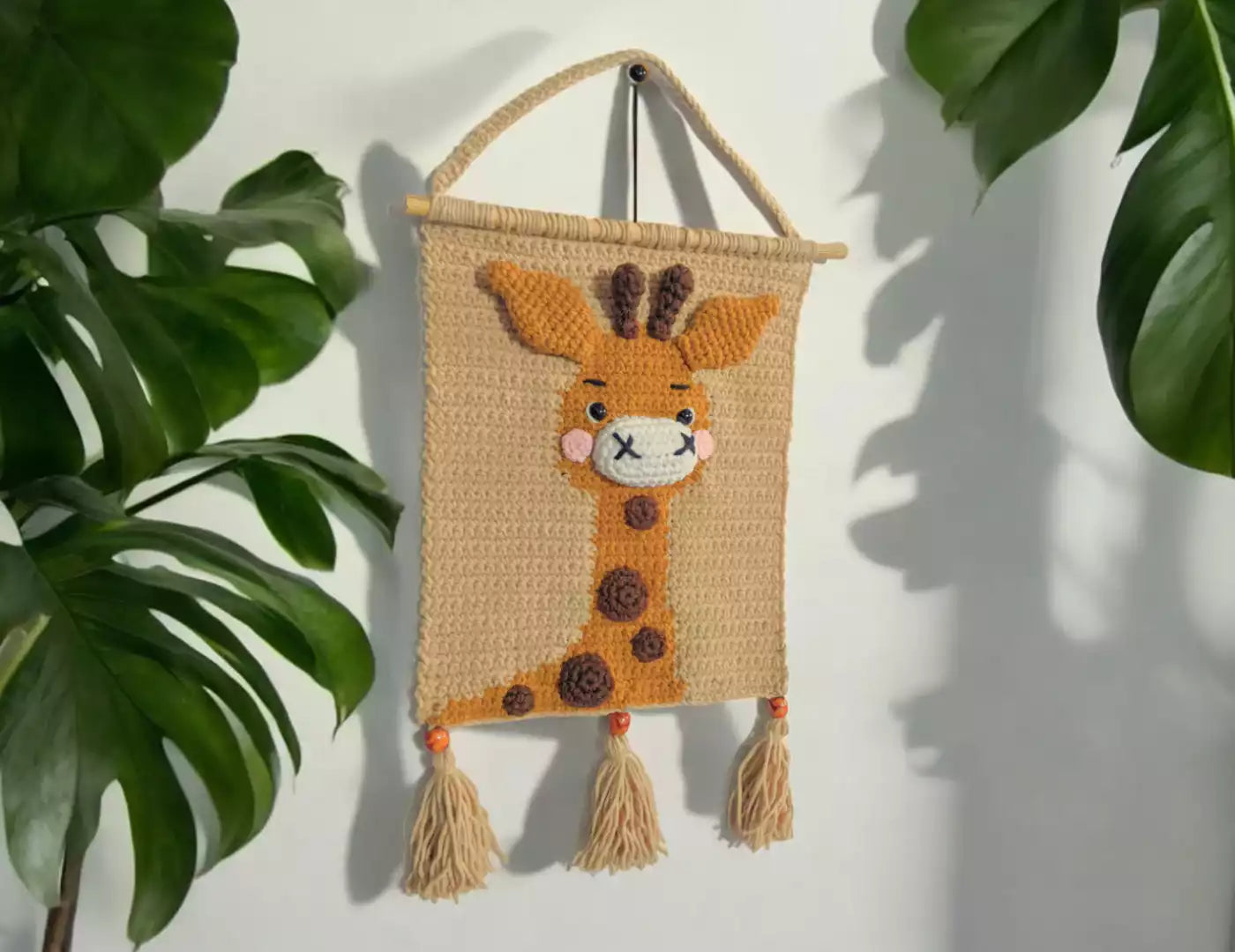 4 Safari Wall Hangings Kids Room Decor Crochet Patterns