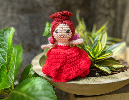 Flip Rose Fairy Amigurumi Crochet Pattern