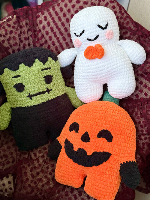 Halloween Pillows Trio Crochet Pattern