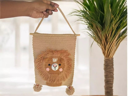 4 Safari Wall Hangings Kids Room Decor Crochet Patterns