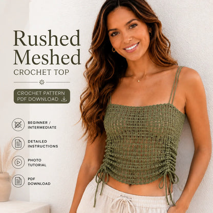 Rushed Meshed Crochet Top Pattern