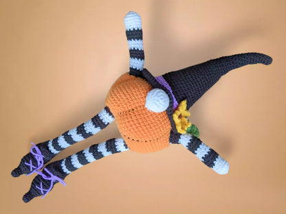 Stretchable Pumpkin Gnome Crochet Pattern