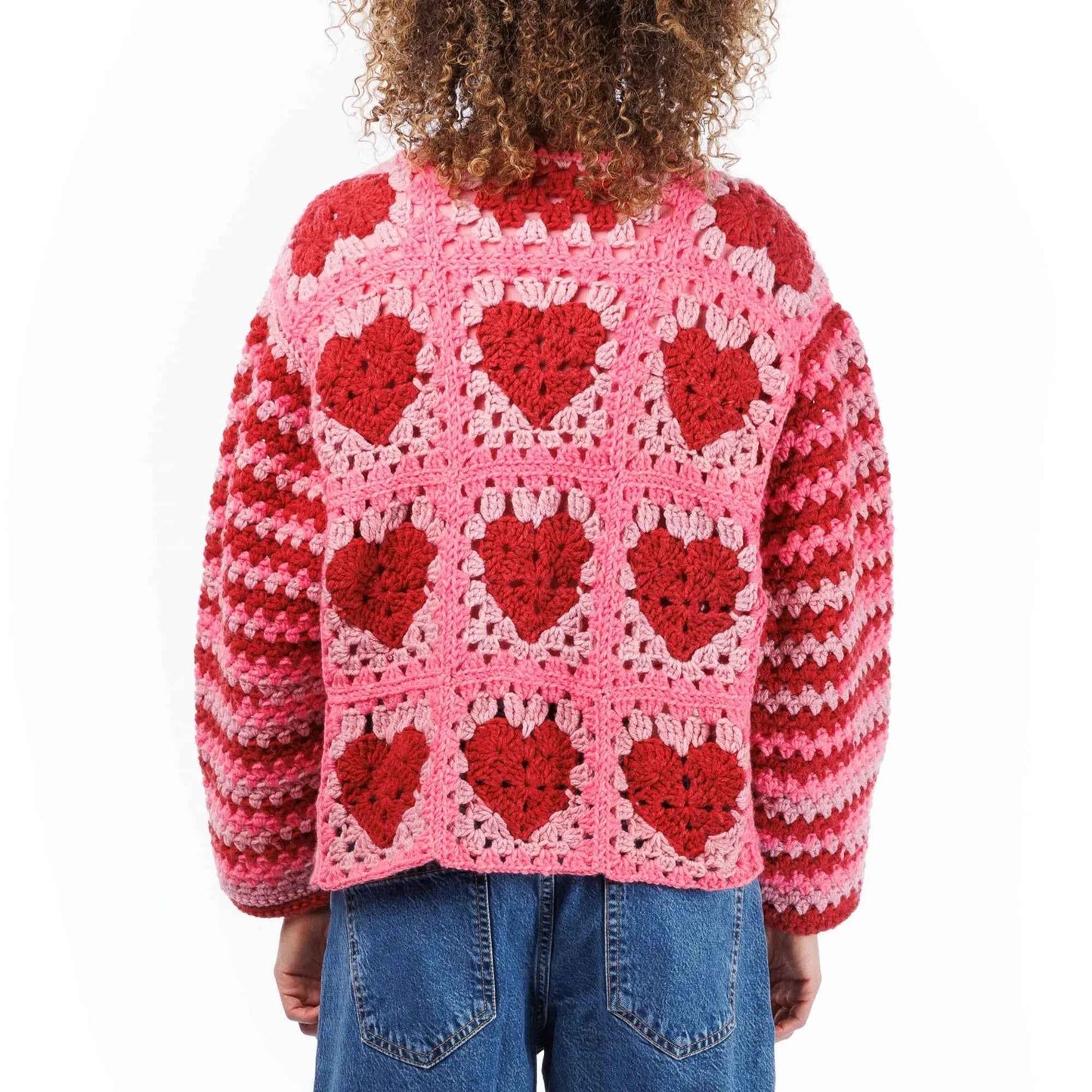 Red Heart Crochet Party Hearty Cardi