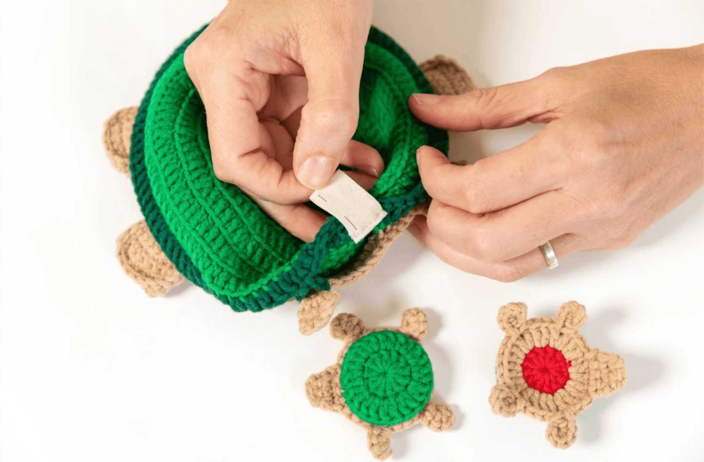 Patrón de Crochet del Juego de la Memoria de Tortugas ( ESPAÑOL )
