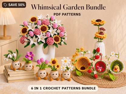 Whimsical Garden Bundle Crochet Patterns