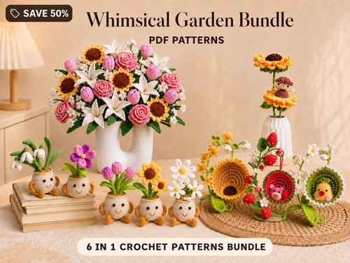 Whimsical Garden Bundle Crochet Patterns