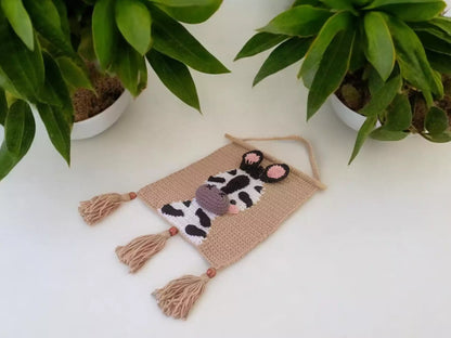 4 Safari Wall Hangings Kids Room Decor Crochet Patterns
