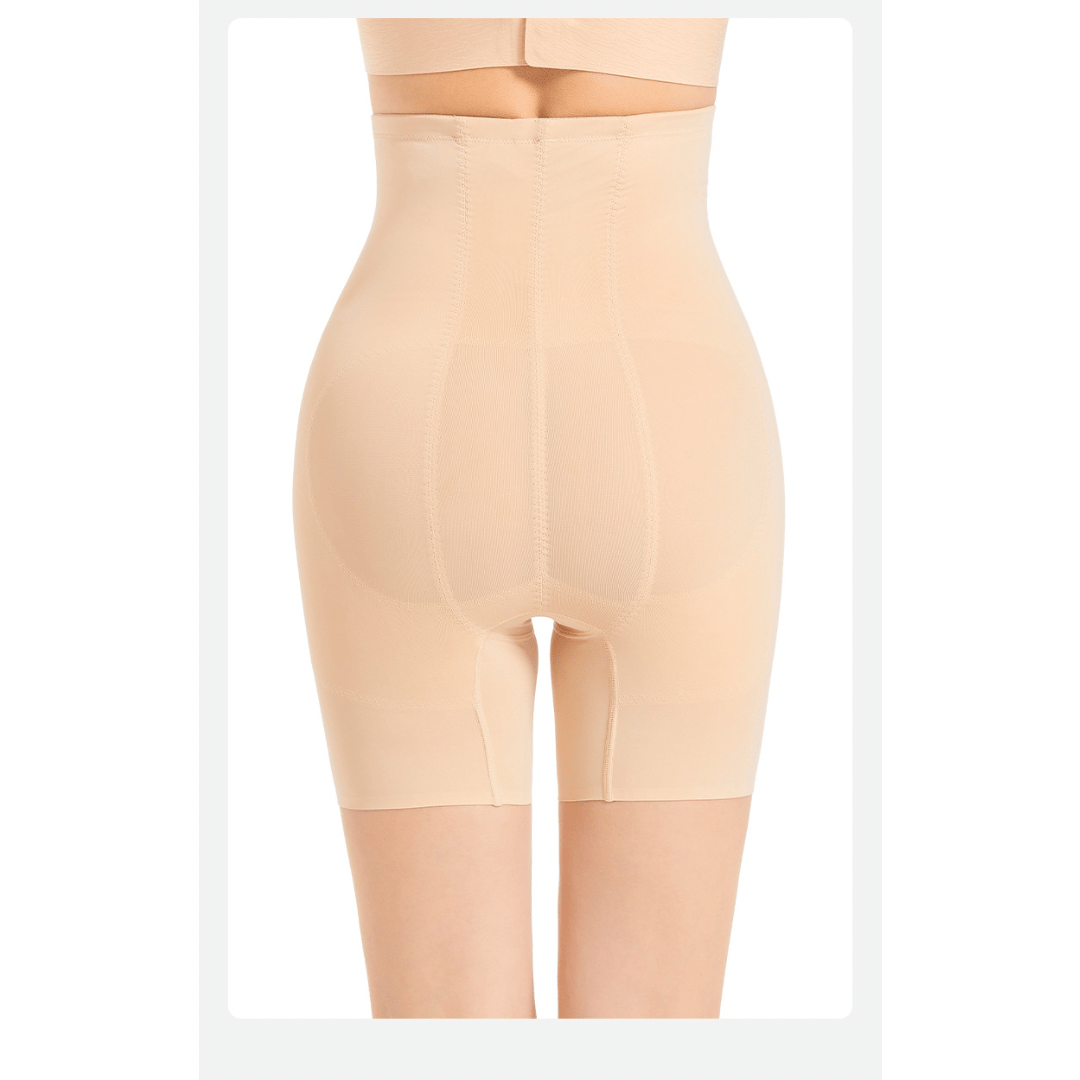 Anti Rolling Strip Tummy Tucker High Waisted Shaper Shorts