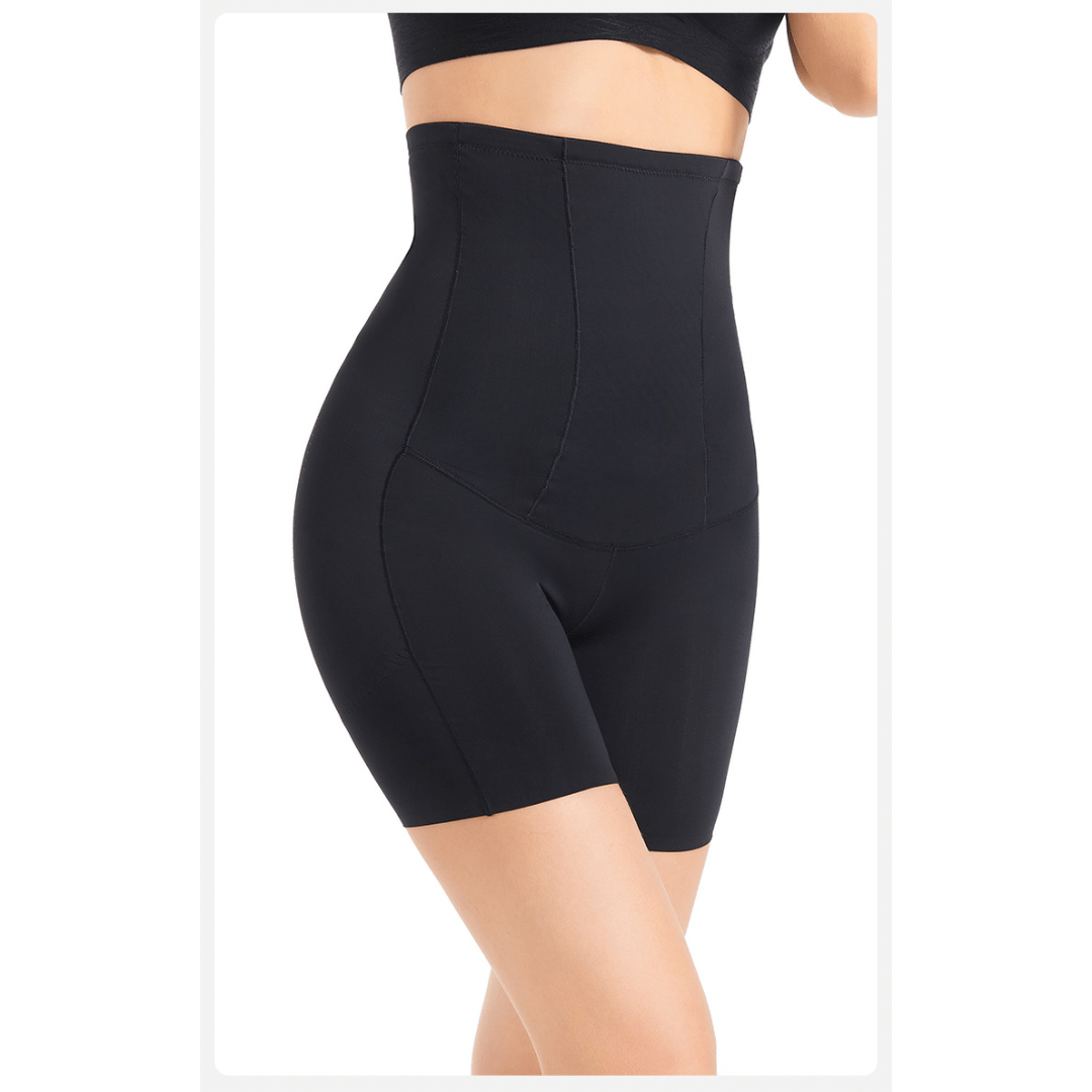 Anti Rolling Strip Tummy Tucker High Waisted Shaper Shorts