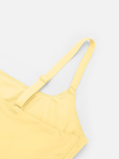Scoop Neck Tank Top with Light Shaping and Anti-Sheer Bust Lining
