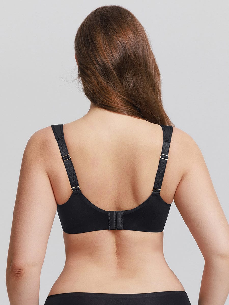 Full Coverage Underwire Bra with Memory Foam Cups and Side Support