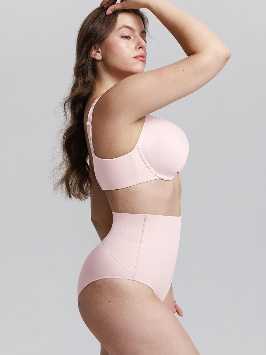 Full Coverage Underwire Bra with Memory Foam Cups and Side Support