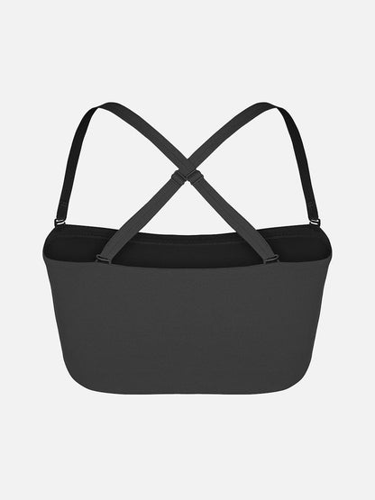 Wireless Strapless Anti-Slip Comfort Bandeau Bra for Women with Molded Cups, Convertible Straps & Ultra-Soft Fabric
