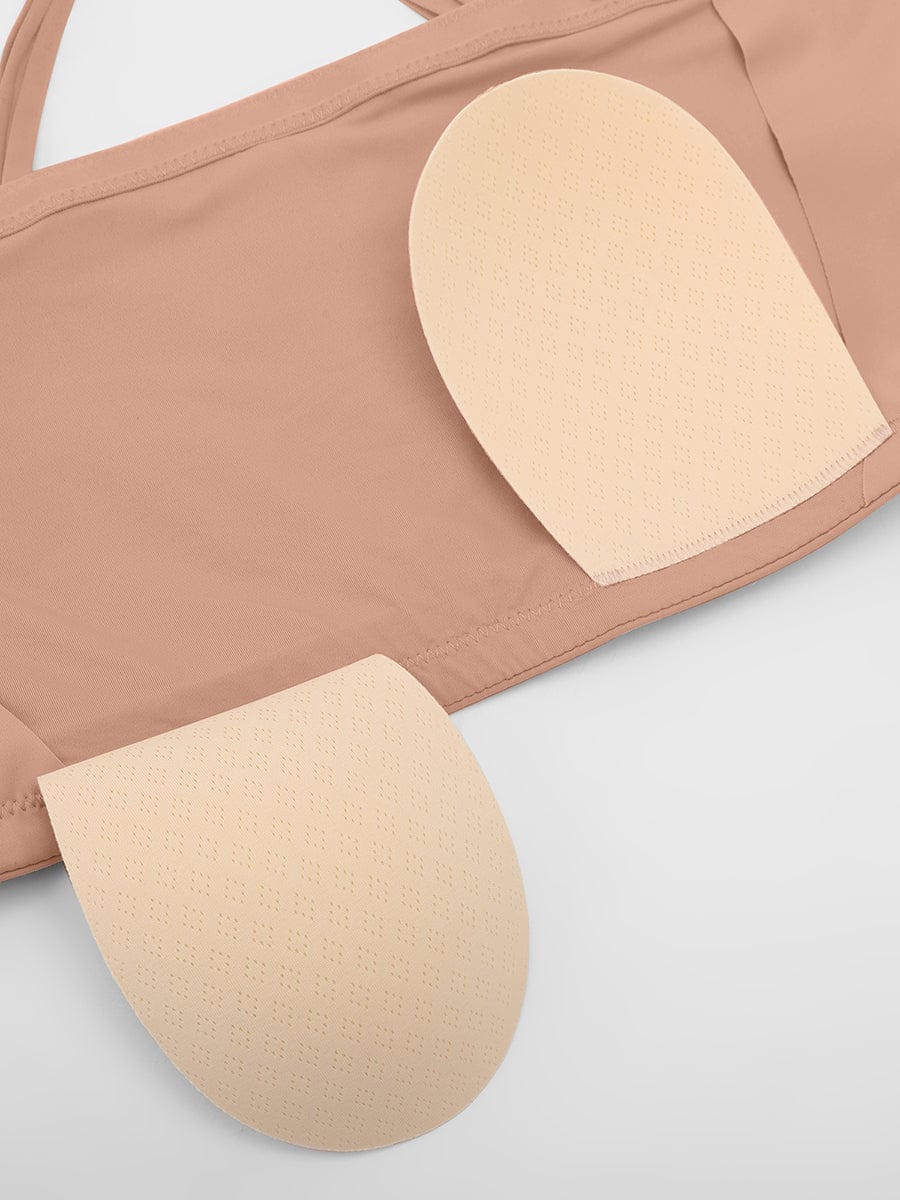 Wireless Strapless Anti-Slip Comfort Bandeau Bra for Women with Molded Cups, Convertible Straps & Ultra-Soft Fabric