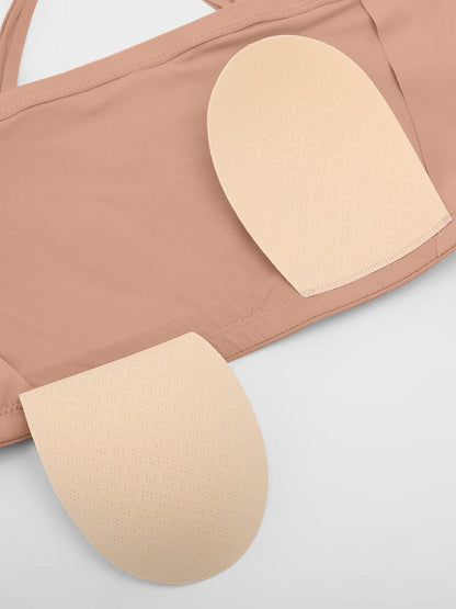 Wireless Strapless Anti-Slip Comfort Bandeau Bra for Women with Molded Cups, Convertible Straps & Ultra-Soft Fabric