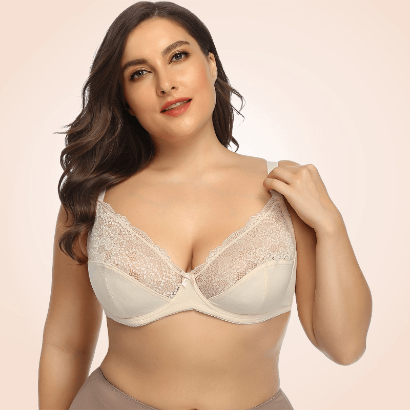 Plus Size Comfy Full Cup Mesh Bra