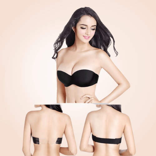 Women Multiway Push-Up Strapless Seamless Bra