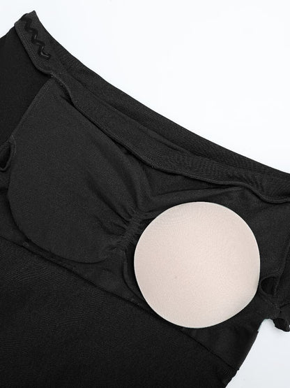 Seamless Off Shoulder Bodycon Shapewear Midi Dress