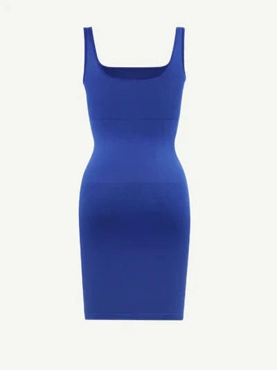 Snatched Square Neck Mini Dress Shapewear Bodycon With Removable Pads