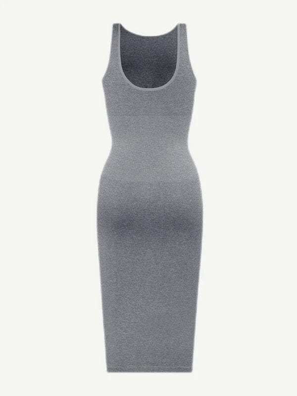 Tummy Control Bodycon Shapewear Midi Dress