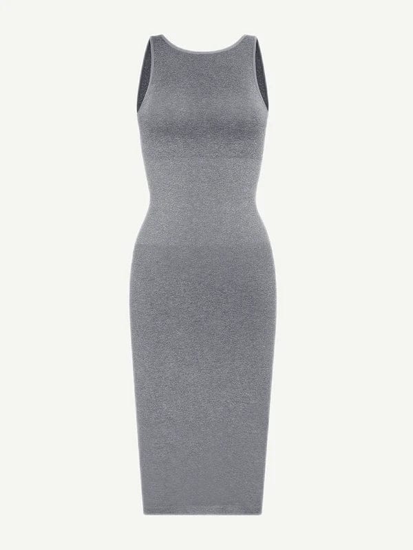 Tummy Control Bodycon Shapewear Midi Dress