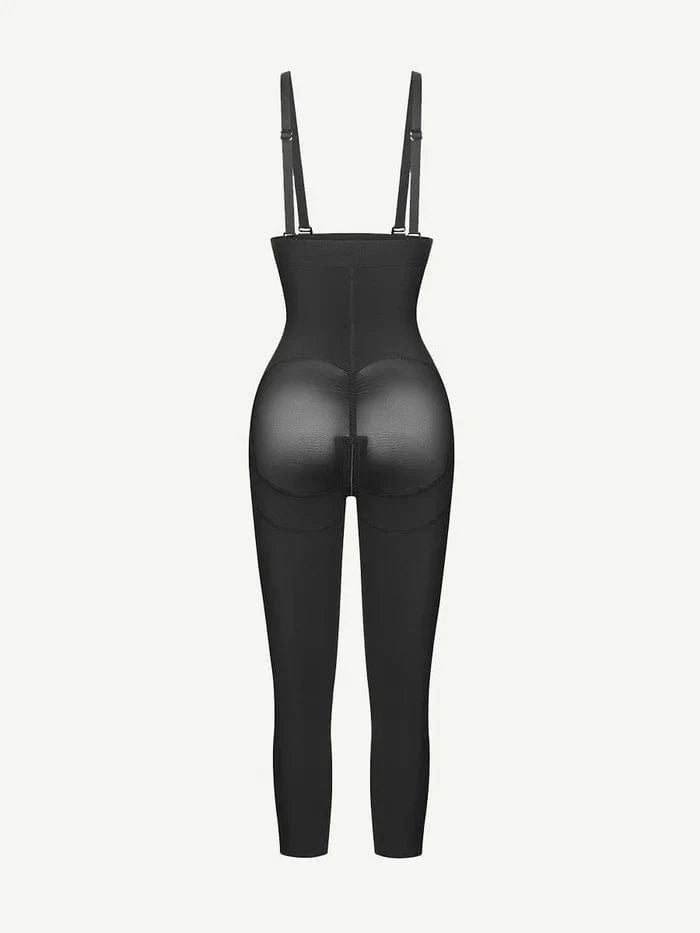 Adjustable Straps Open-Bust Tummy Control Shapewear Bodysuit