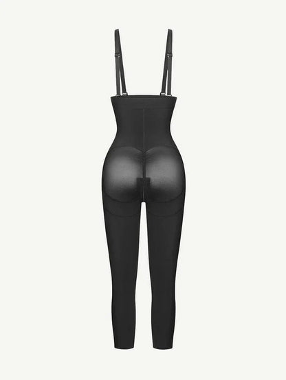 Adjustable Straps Open-Bust Tummy Control Shapewear Bodysuit