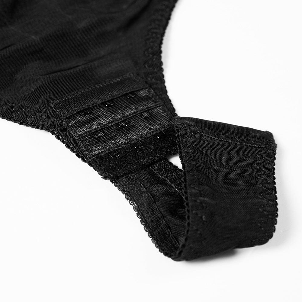 Backless Lace Deep V Shaping Bodysuit for Women Tummy Control & Sculpting Fit