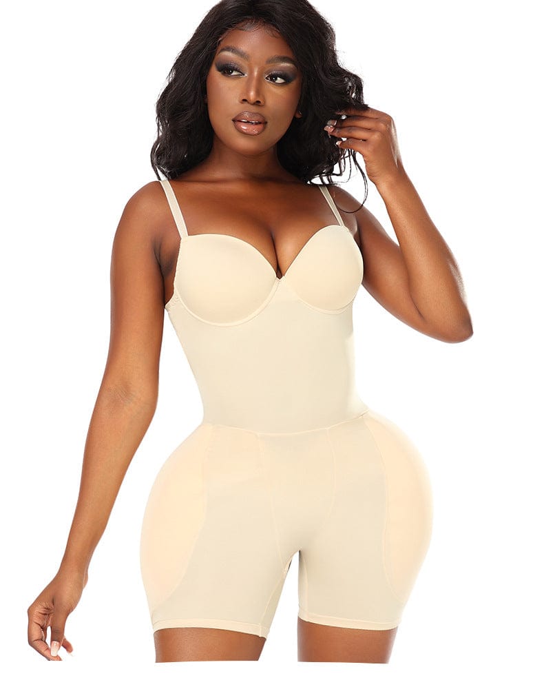Bum Lifter Shapewear Bodysuit with Hip Pads