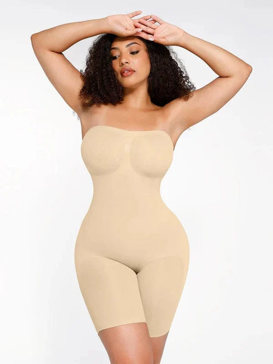 Sculpting Seamless Tummy Control Strapless Shapewear Bodysuit