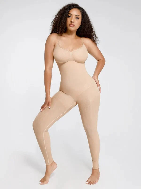 Seamless Jumpsuit with Chest & Waist Support Shapewear Bodysuit