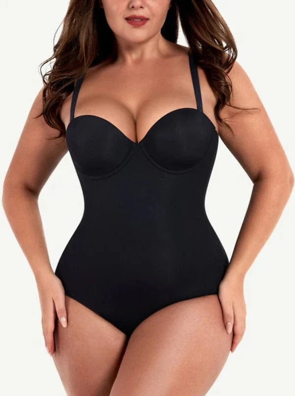 Tummy Control Sculpting Pushup Shapewear Bodysuit