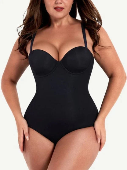 Tummy Control Sculpting Pushup Shapewear Bodysuit