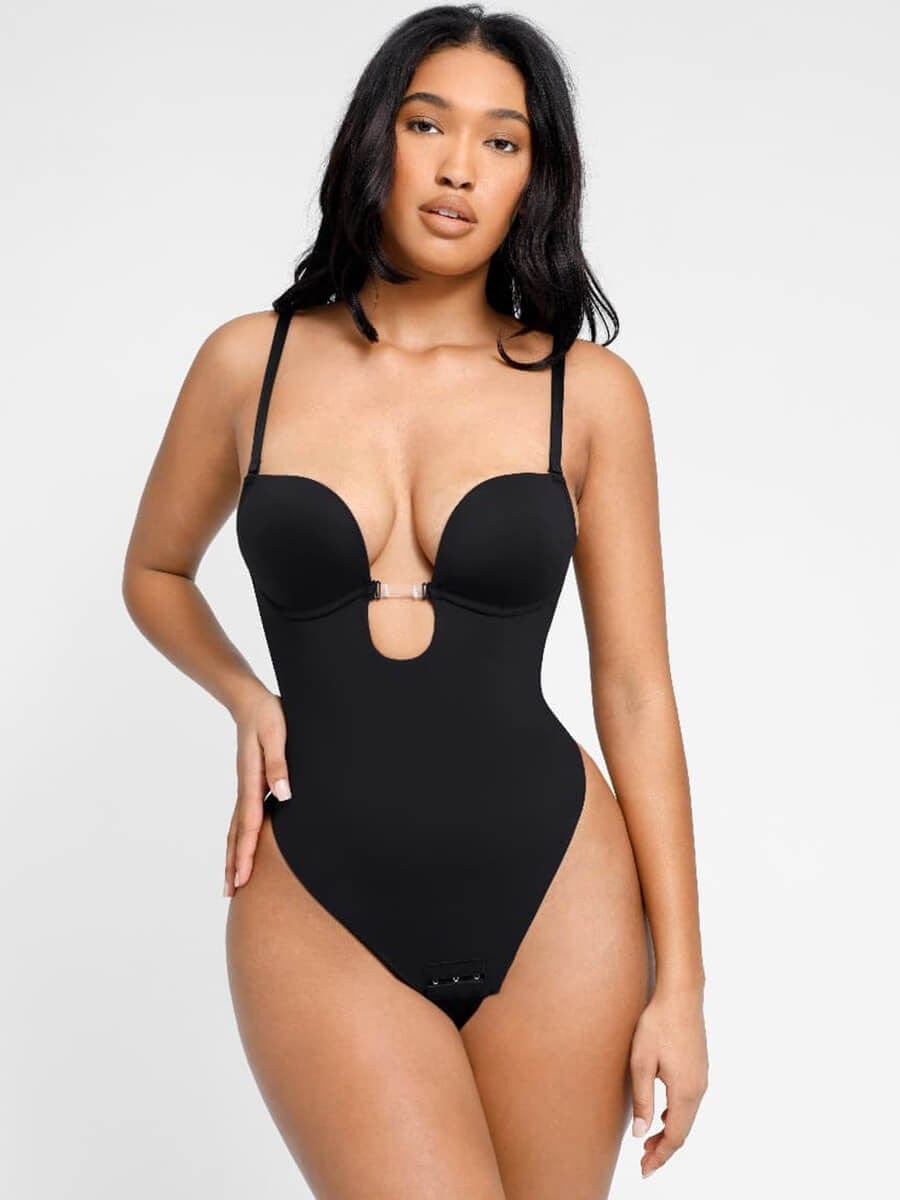 One Piece Thong Low Back Shapewear Bodysuit