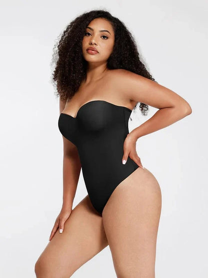 Strapless Underwire One-Piece Tummy Control Bodysuit Shapewear