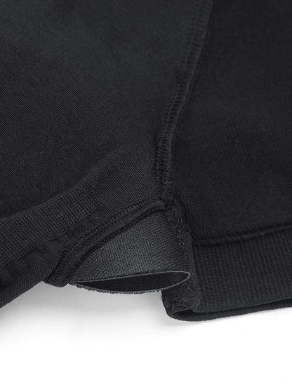 Short Sleeve Plus Size Belly Control Thong Shapewear Bodysuit
