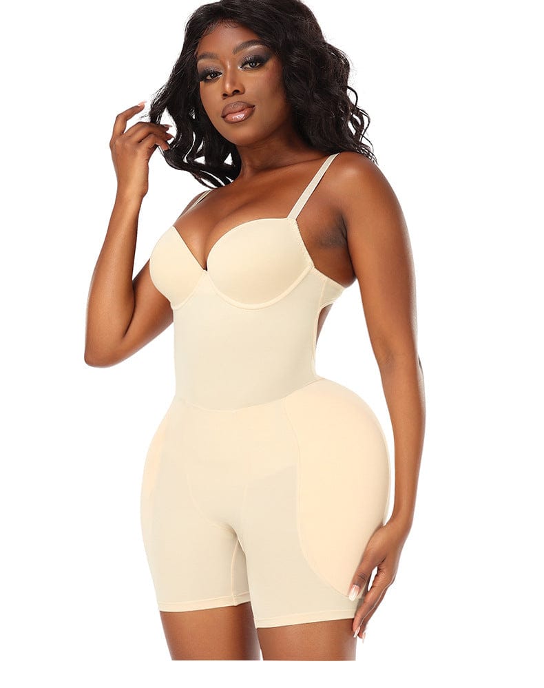 Bum Lifter Shapewear Bodysuit with Hip Pads