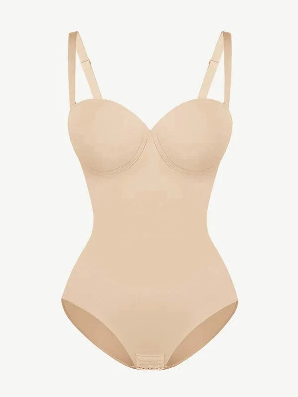 Tummy Control Sculpting Pushup Shapewear Bodysuit